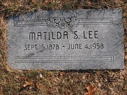 Sophia Matilda “Matilda” <I>Bourelle</I> Lee 