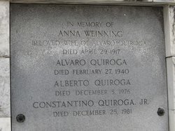 Anna <I>Weinning</I> Quiroga 