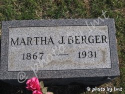 Martha Jane <I>May</I> Berger 