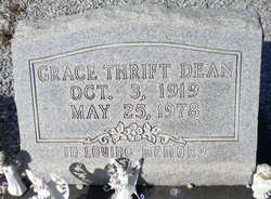 Grace Louise <I>Thrift</I> Dean 