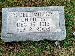 Mary Rudell <I>Mulkey</I> Childers 