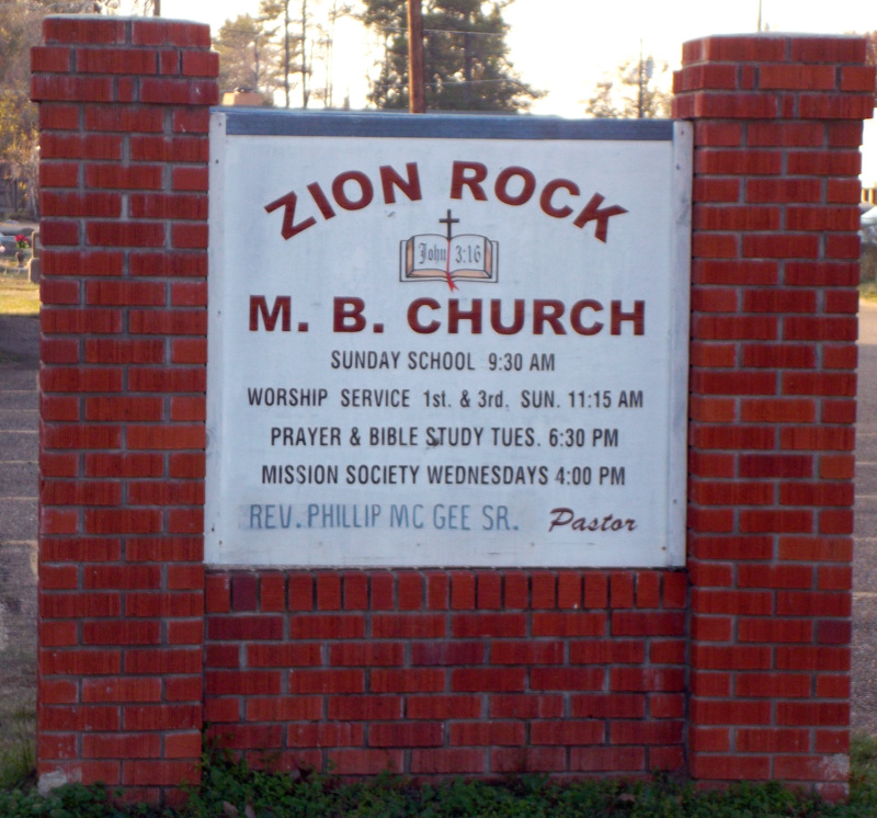 Zion Rock M. B. Church Cemetery