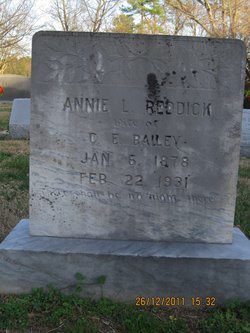 Annie L. <I>Reddick</I> Bailey 