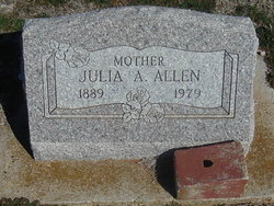 Julia Alice <I>Lance</I> Allen 