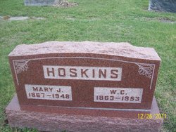 Mary Jane <I>Hall</I> Hoskins 