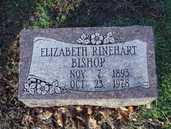 Elizabeth A <I>Rinehart</I> Bishop 