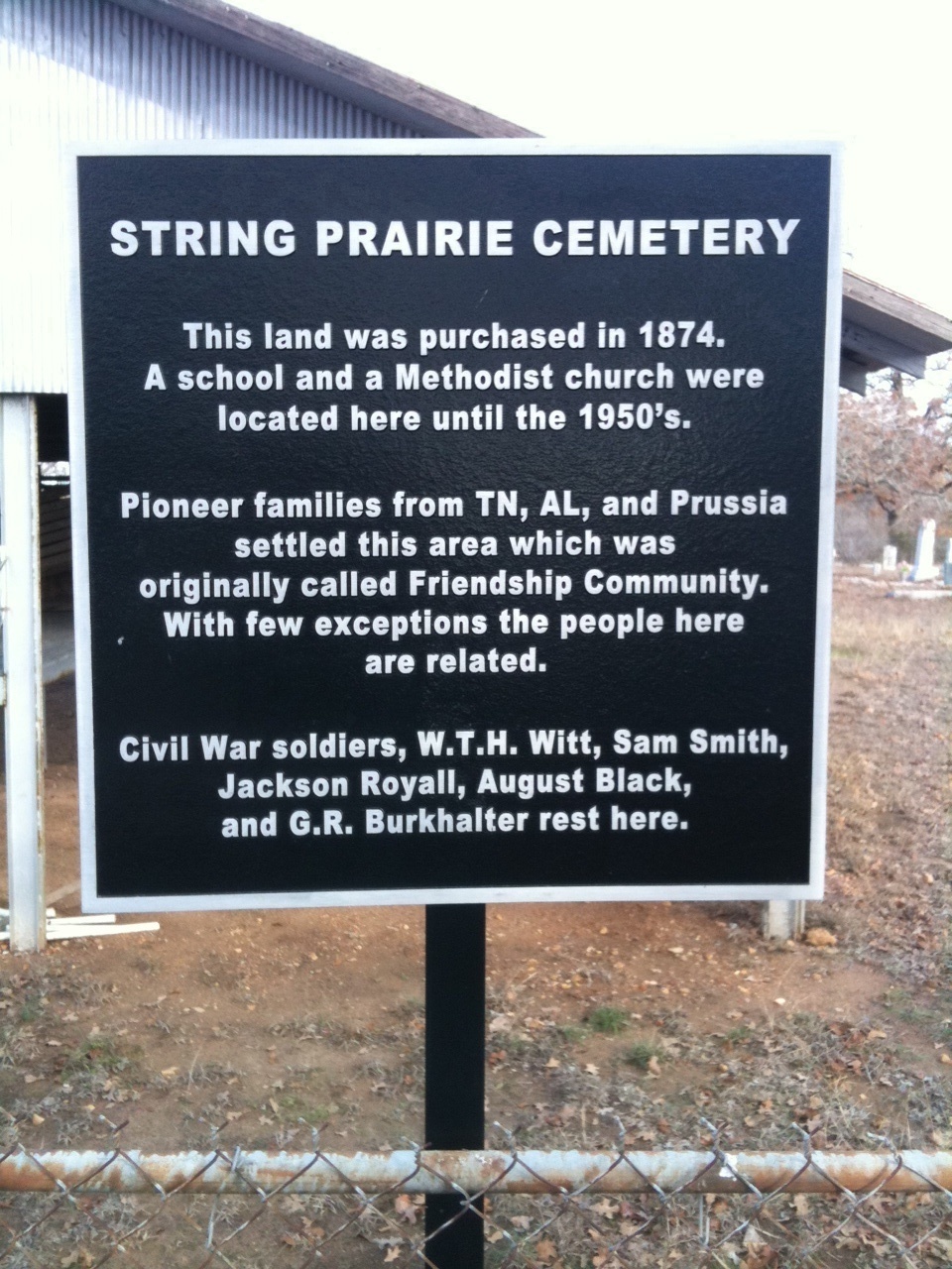 String Prairie Cemetery
