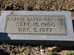 Carrie <I>Baker</I> Conner 