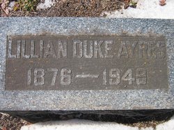 Lillian Georgia <I>Duke</I> Ayres 