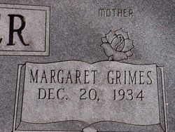 Margaret Louise <I>Grimes</I> Varner 