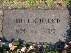 Adah L. <I>Ward</I> Knowland 