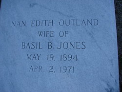 Nan Edith <I>Outland</I> Jones 