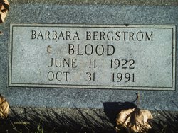 Barbara Clarissa <I>Bergstrom</I> Blood 