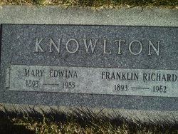 Mary Edwina <I>Whitesides</I> Knowlton 
