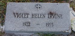 Violet Helen <I>Menapace</I> Irvine 