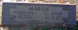 Opal Murline <I>Smith</I> McBride 