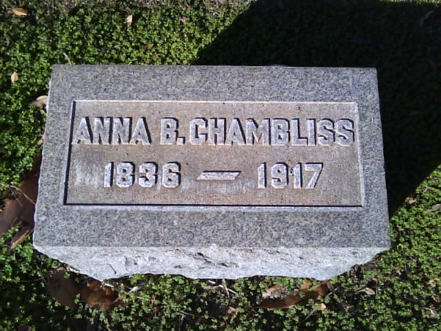 Anna Elizabeth Bishop Chambliss (1836-1917)