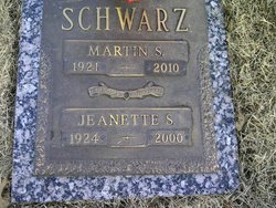 Jeanette Agnes <I>Schwope</I> Schwarz 
