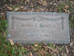 Anna Laurie <I>Clark</I> Bangle 
