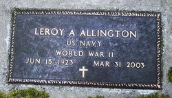 Leroy Albert “Lee” Allington 