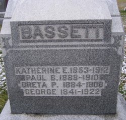 Katherine E. <I>Copley</I> Bassett 
