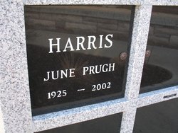 June <I>Prugh</I> Harris 