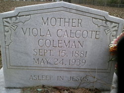 Viola Leola <I>Calcote</I> Coleman 