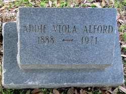Addie Viola <I>Brooks</I> Alford 