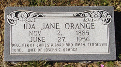 Ida Jane <I>Byrd</I> Orange 