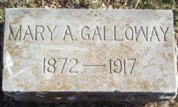 Mary Angelina <I>Gaither</I> Galloway 