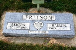 Bertha <I>Best</I> Fritson 