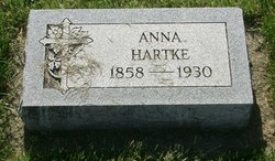 Maria Anna “Anna” <I>Westendorf</I> Hartke 