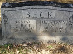 Ernest Abbott Beck 