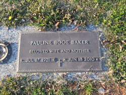 Pauline <I>Booe</I> Baker 