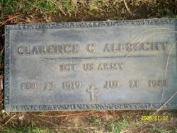 Sgt Clarence C Albrecht 