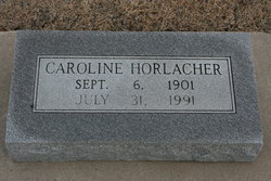 Caroline “Carrie” <I>Schroeder</I> Horlacher 