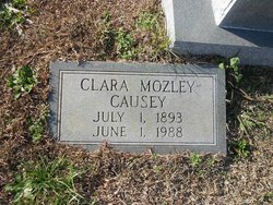 Clara D <I>Mozley</I> Causey 