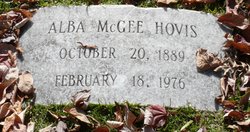 Alba <I>McGee</I> Hovis 