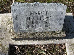 Mary Elizabeth <I>Souders</I> Holliday 