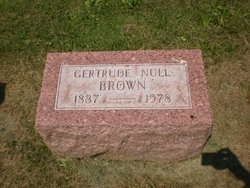 Gertrude <I>Null</I> Brown 