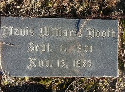 Mavis Ann <I>Williams</I> Booth 