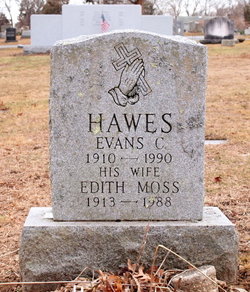 Edith <I>Moss</I> Hawes 