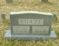 Bertha Jane <I>Walton</I> Boaze Byrd 
