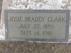 Josephine “Josie” <I>Braddy</I> Clark 