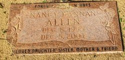 Nancy <I>Hannan</I> Allen 