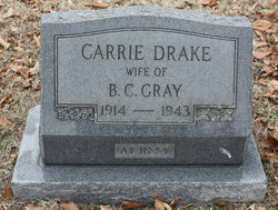 Carrie Lee <I>Drake</I> Gray 