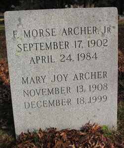 Mary Joy <I>Reeve</I> Archer 