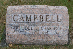 Gertrude E <I>Green</I> Campbell 