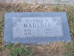 Winifred William Mauldin 