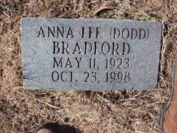 Anna Lee <I>Dodd</I> Bradford 